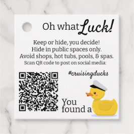 Cruising Ducks Cruise Captain Duck フェイバータグ