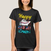 Cruising Happy 4th Of July Cruise Tシャツ (正面)