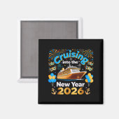 Cruising Into 2026 New Year’s Eve Cruise Vacation マグネット (正面/裏面)