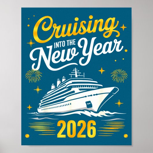 Cruising Into 2026 New Years Eve Matching Family C ポスター (正面)