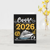 Cruising Into 2026 New Years Eve Party Favors Fami カード (黄色い花)