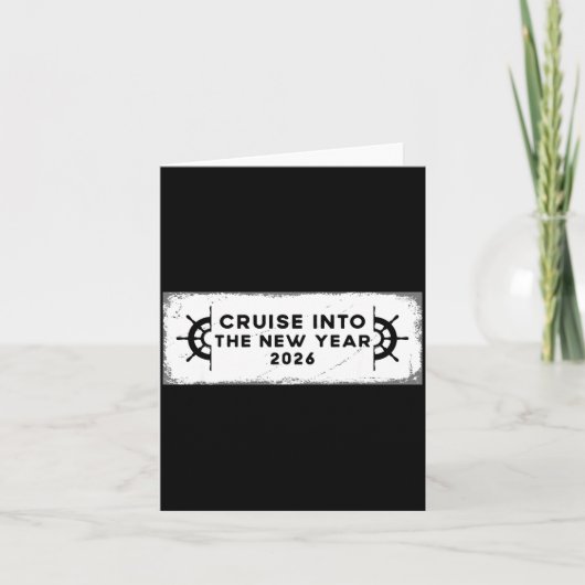 Cruising Into 2026 New Years Eve Party Favors Fami カード (正面)