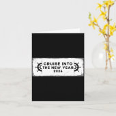 Cruising Into 2026 New Years Eve Party Favors Fami カード (黄色い花)