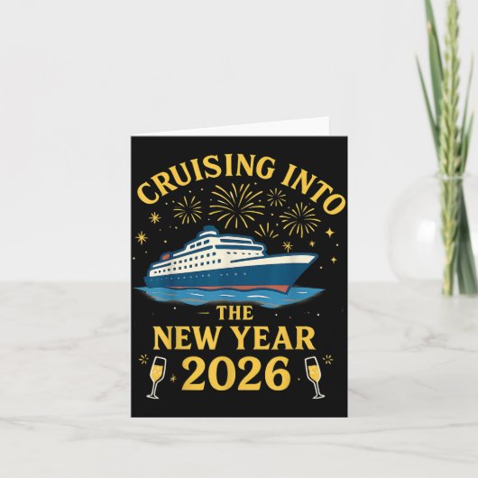 Cruising Into 2026 New Years Eve Party Favors Fami カード (正面)