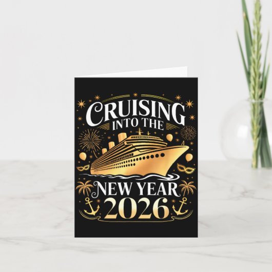 Cruising Into 2026 New Years Eve Party Favors Fami カード (正面)