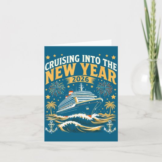 Cruising Into 2026 New Years Eve Party Favors Fami カード (正面)