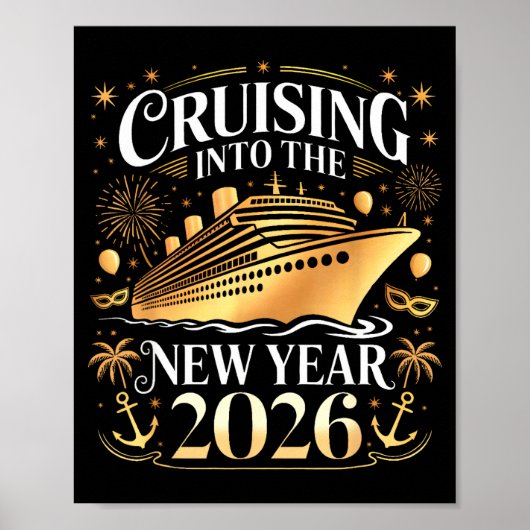 Cruising Into 2026 New Years Eve Party Favors Fami ポスター (正面)