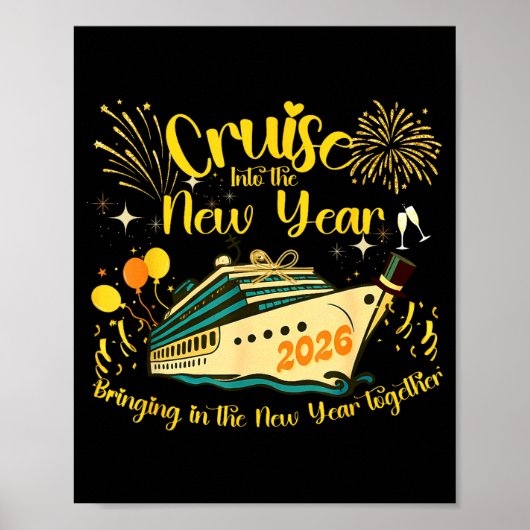 Cruising Into 2026 New Years Eve Party Favors Fami ポスター (正面)