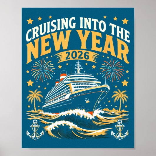 Cruising Into 2026 New Years Eve Party Favors Fami ポスター (正面)