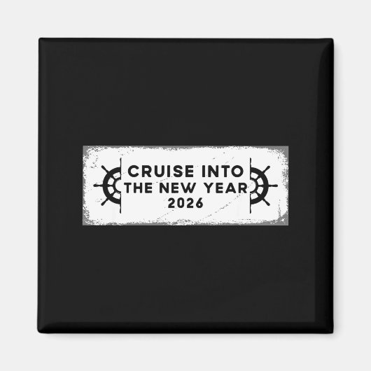 Cruising Into 2026 New Years Eve Party Favors Fami マグネット (正面)