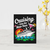 Cruising Into 2026 New Years Eve Party Matching Fa カード (黄色い花)