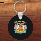 Cruising Into 2026 New Years Eve Party Matching Fa キーホルダー (正面)