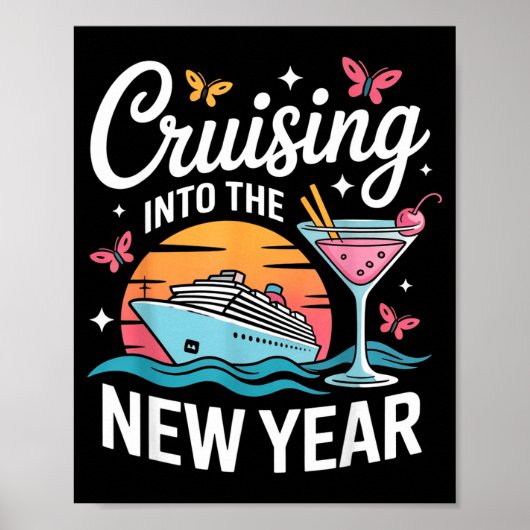 Cruising Into 2026 New Years Eve Party Matching Fa ポスター (正面)