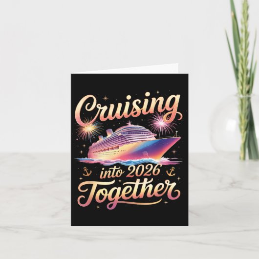 Cruising Into 2026 Together New Year Cruise Vacati カード (正面)
