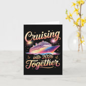 Cruising Into 2026 Together New Year Cruise Vacati カード (黄色い花)