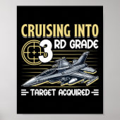 Cruising Into 3rd Grade Jet Fighter First Day Back ポスター (正面)