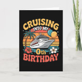 Cruising Into My 0th Birthday  カード (正面)