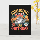 Cruising Into My 0th Birthday  カード (黄色い花)