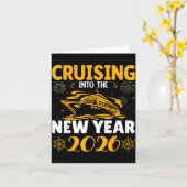 Cruising Into New Year 2026 Family Cruise Matching カード (黄色い花)
