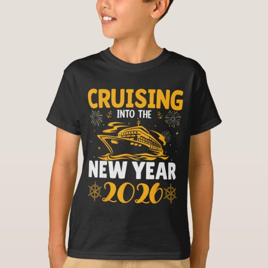 Cruising Into New Year 2026 Family Cruise Matching Tシャツ (正面)