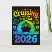 Cruising Into New Year 2026 Lgbtq Pride Cruise Cel カード (正面)