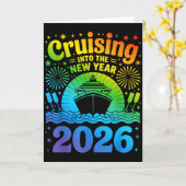 Cruising Into New Year 2026 Lgbtq Pride Cruise Cel カード (黄色い花)