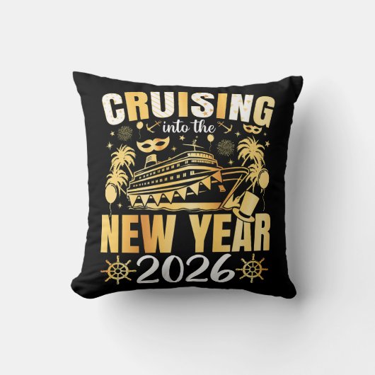 Cruising into the New Year 2026 クッション (正面)