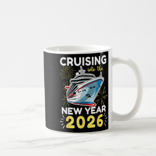 Cruising Into The New Year 2026  コーヒーマグカップ (右)