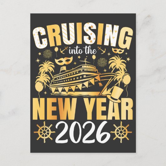 Cruising into the New Year 2026 ポストカード (正面)
