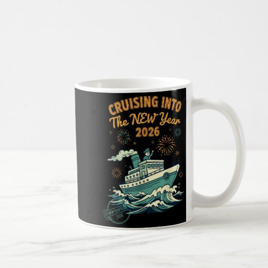 Cruising Into The New Year 2026 Adventure  コーヒーマグカップ (右)