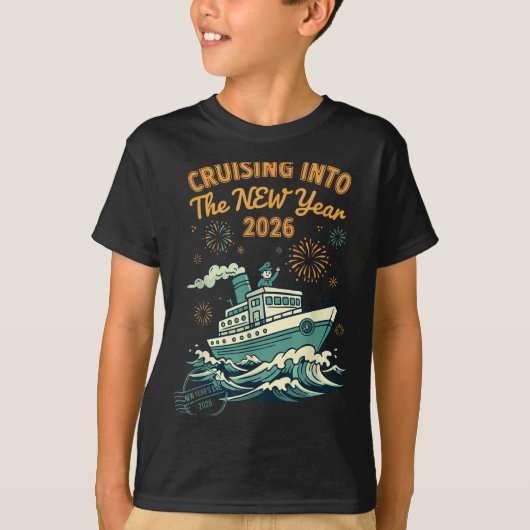 Cruising Into The New Year 2026 Adventure  Tシャツ (正面)