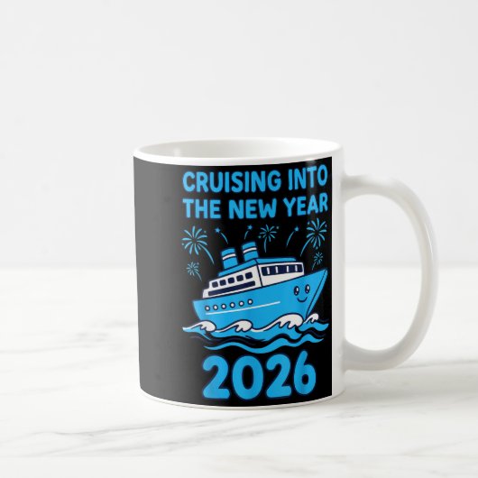 Cruising Into The New Year 2026 Celebration  コーヒーマグカップ (右)