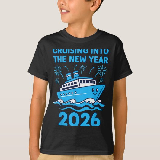 Cruising Into The New Year 2026 Celebration Tシャツ (正面)