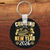 Cruising into the New Year 2026 Circle キーホルダー (正面)