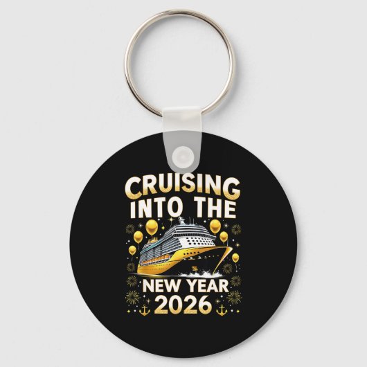 Cruising Into The New Year 2026 Cruise Party Gift  キーホルダー (正面)