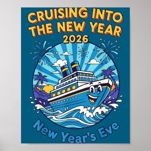 Cruising Into The New Year 2026 Fun New Year's Eve ポスター (正面)