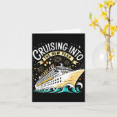 Cruising Into The New Year 2026 Matching Family Cr カード (黄色い花)