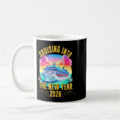 Cruising Into The New Year 2026 Ocean Lover  コーヒーマグカップ (左)