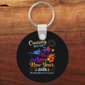 Cruising Into The New Year 2026 Trip Family Matchi キーホルダー (正面)