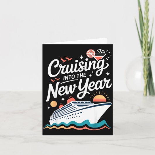 Cruising Into The New Year Cruise Party Sunset Oce カード (正面)