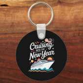 Cruising Into The New Year Cruise Party Sunset Oce キーホルダー (正面)