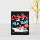 Cruising Into The New Year Trocal Holiday Travel V カード (黄色い花)