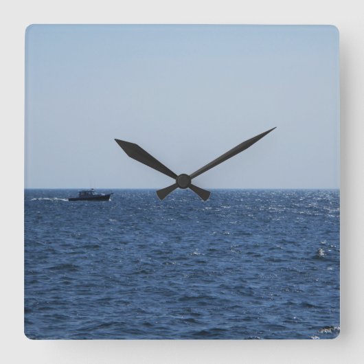 Cruising on the Lake スクエア壁時計 (正面)