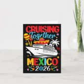 Cruising Together Cruise Trip Mexico 2026 For Fami カード (正面)