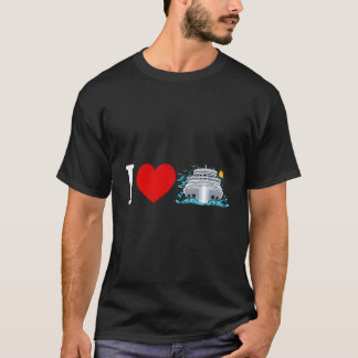 Cruising Vacation I Love Cruise Tシャツ