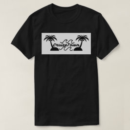 CruizeTownの黒いTシャツ Tシャツ