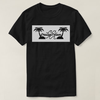 CruizeTownの黒いTシャツ Tシャツ