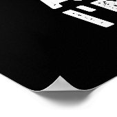 Crumbそれを認める私はおもしろいBread Pun Dark BG ポスター (角)