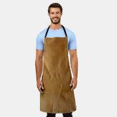 Crumpled, grungy paper background. Series - red. エプロン (着用した状態)