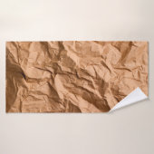 crumpled paper as backgroundabstract, graphic deco バスタオル (バスタオル)